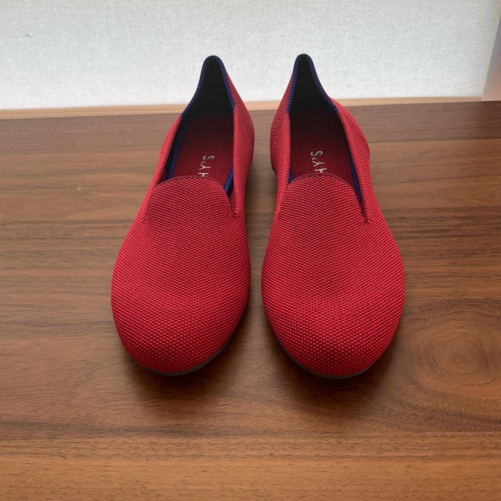 Rothy’s The Loafer in red, size 9